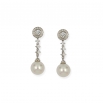 Pendientes con diamantes y perlas ( Rf 05326BR-AUS   )