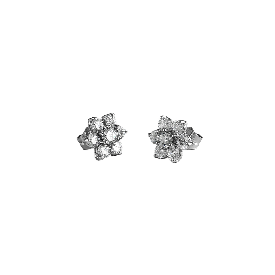 Pendientes con diamantes  ( Rf 05286P-BR )